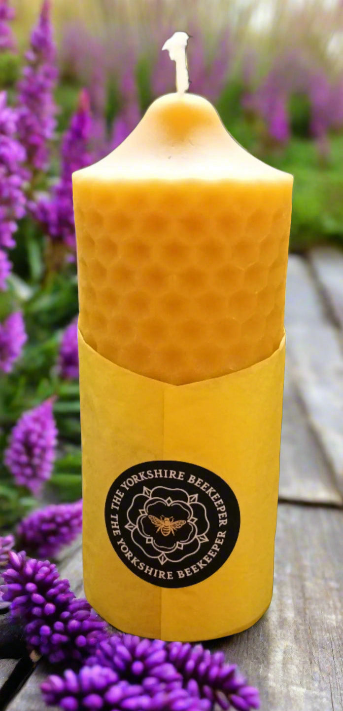 Pillar Candle Decorated
