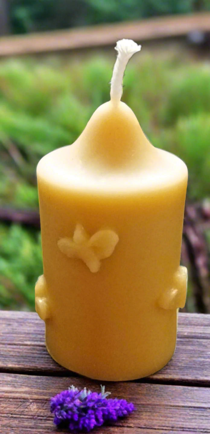 Pillar Candle with Bees
