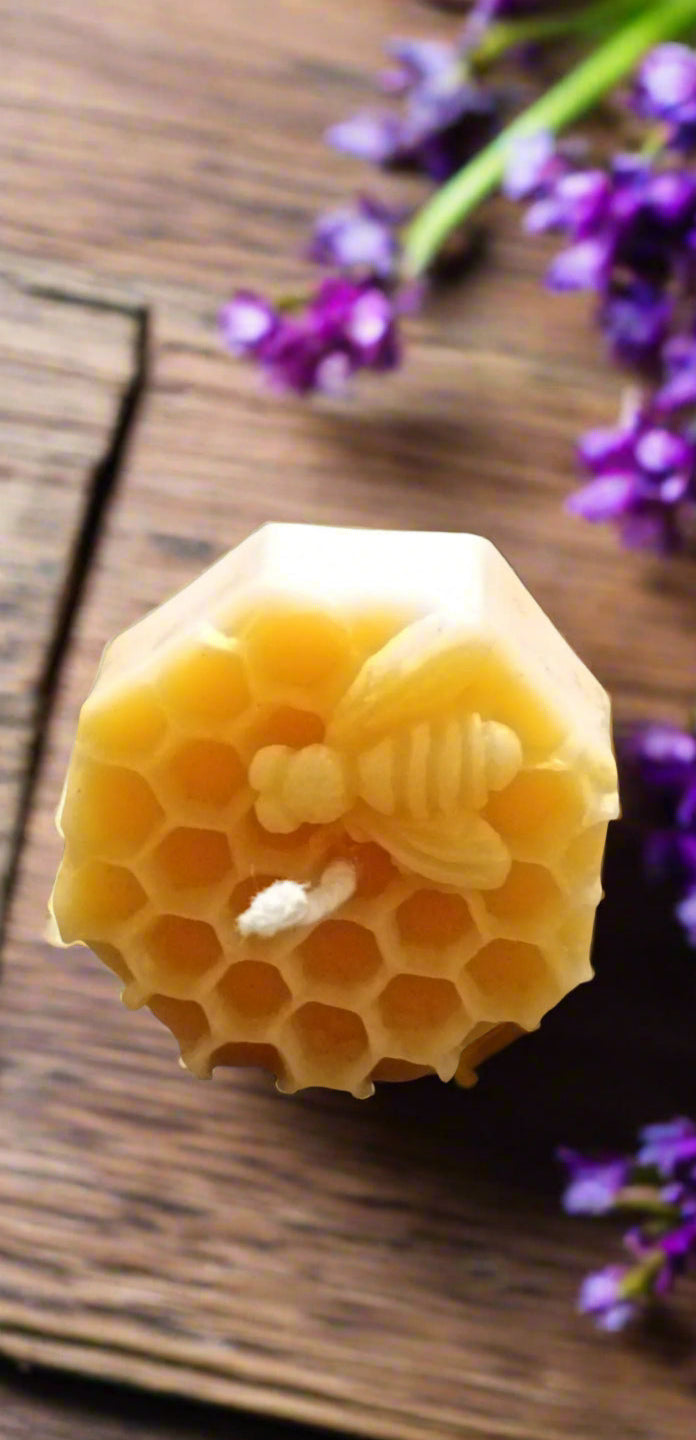 Hexagonal Bee Candle