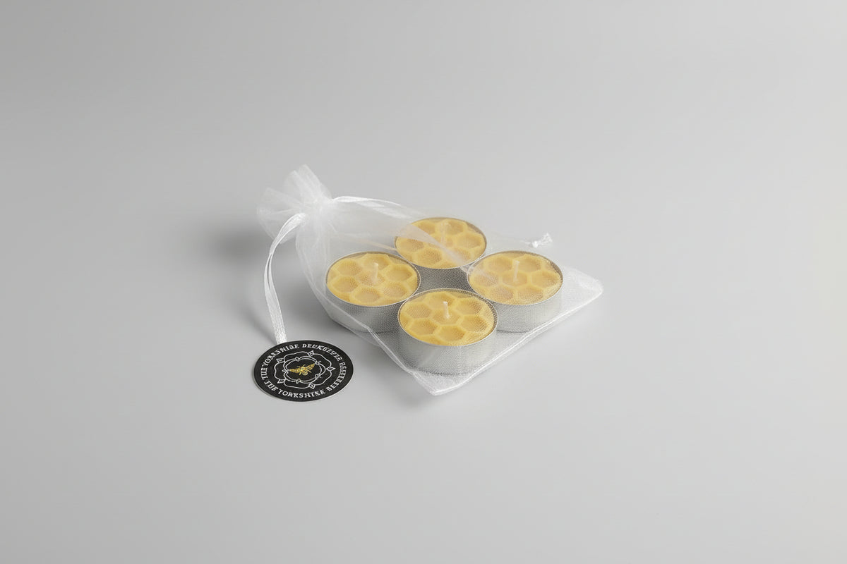 Tealights Round Honeycomb x4