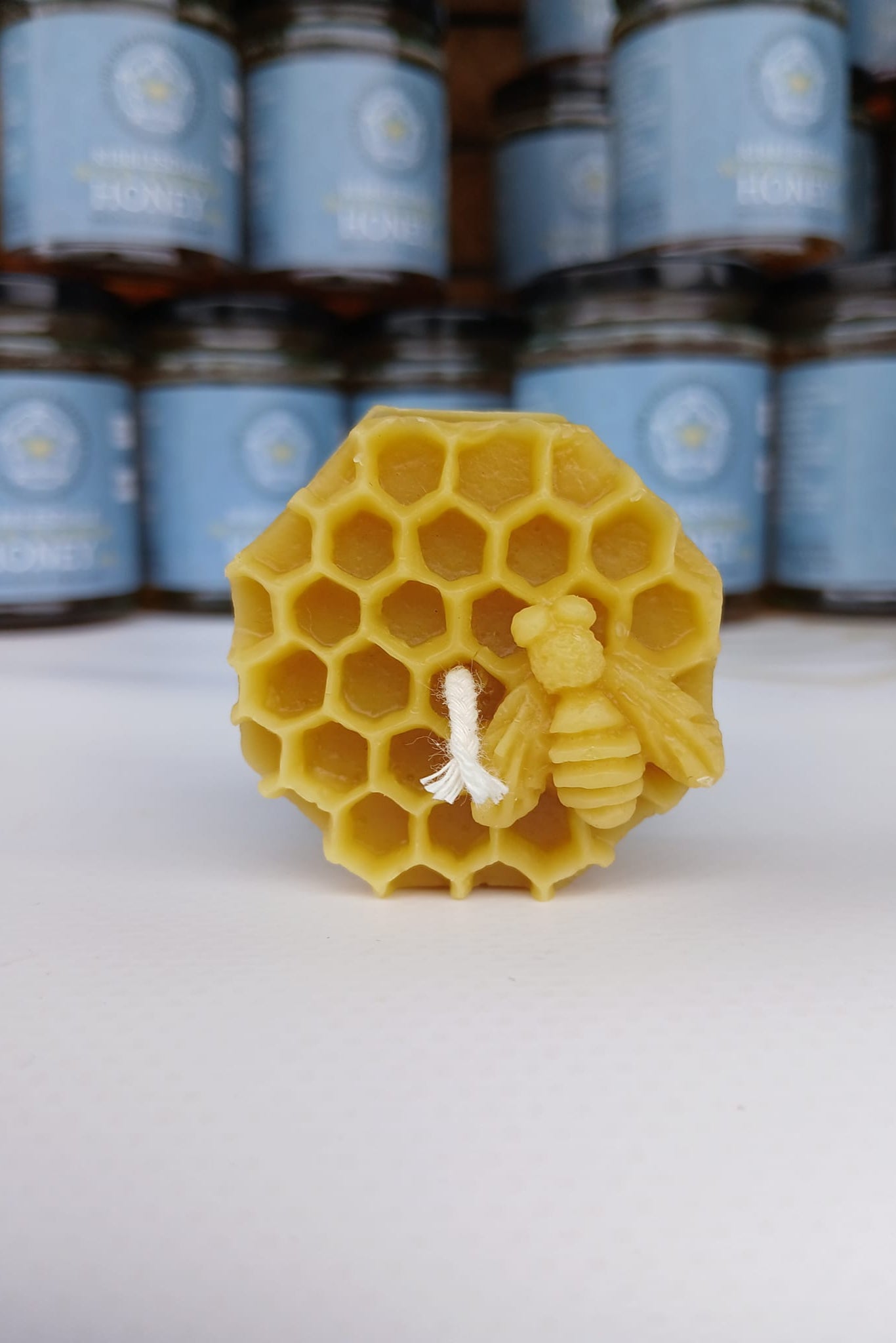 Hexagonal Bee Candle