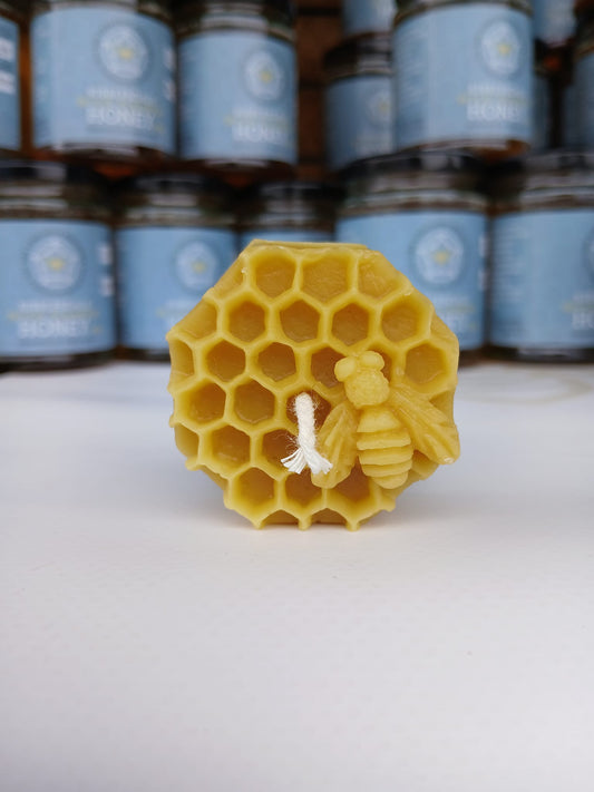 Hexagonal Bee Candle