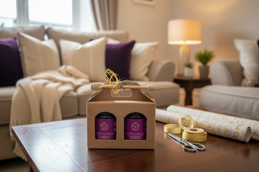 Gift Box with Honey Dipper