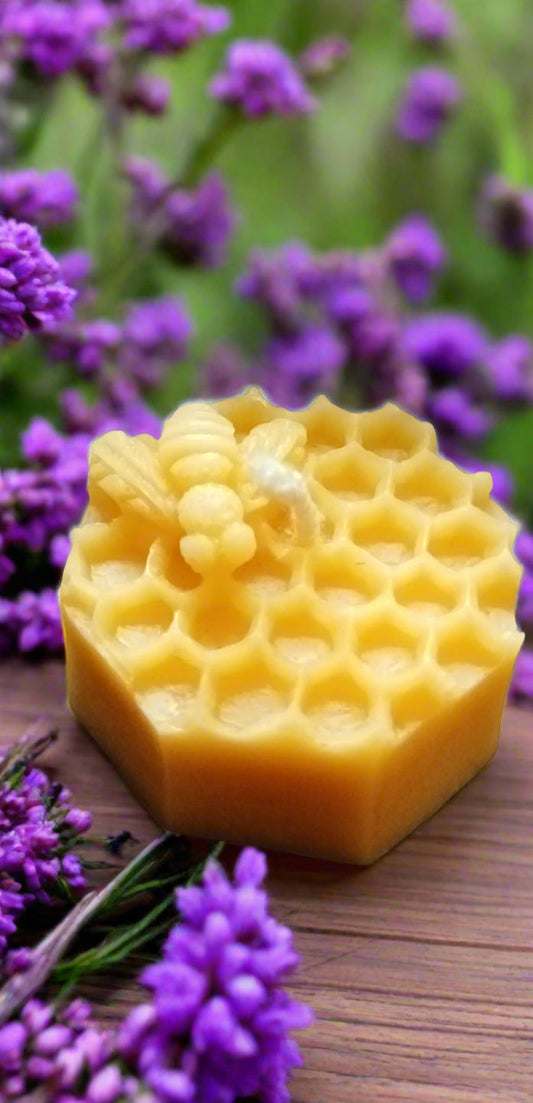 Hexagonal Bee Candle