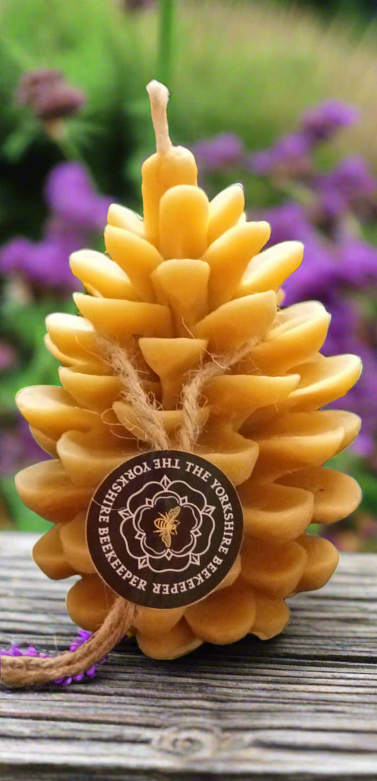 Pine Cone Candle Large